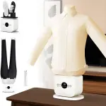 Automatic Ironing Machine,Wrinkle Removal,Timed Drying & Ironing,Built-in Aromatherapy Tank,Inflatable Steamer with Garment Mold,Pants Mold,Shoe & Hat Rack and Spray Bottle