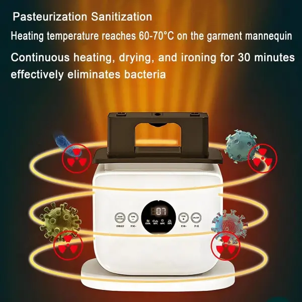 Automatic Hot Air Dryer and Iron,Inflatable Garment Care Machine with Shirts,Trousers and Shoes Attachments,Wrinkle Removal,Timed Drying & Ironing,Aroma Care,360° Full Coverage Drying