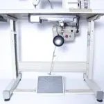 Juki DDL-8100e ECONOMIC Lockstitch Industrial Sewing Machine, White, Single Needle, Up to 4500 Stitches per Minute, Assembly Required