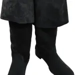 Mens Medieval Pirate Boots Renaissance Viking Captain Boots Halloween Pirate Cosplay Shoes