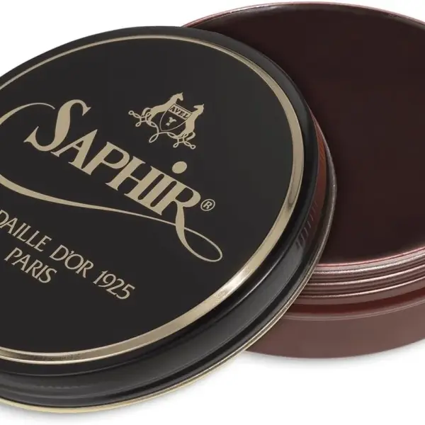 SAPHIR Medaille d’Or Pate De Luxe - Natural Wax Shoe Polish for Leather Shining