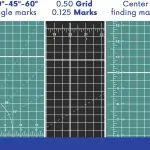 Proartek PK00012 Model GBM4060 Series 40" x 60" Professional Cutting Mat; Double-Sided Green/Black; Self-Healing; For Graphic Arts, Hobbies, Sewing, Scrapbooking, and other Cutting Projects