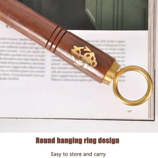Premium Shoe Horn for Women & Seniors - Retro Brass Shoe Helper with Round Hook for Effortless Footwear Access & Comfort Red+Gold 46 * 4cm