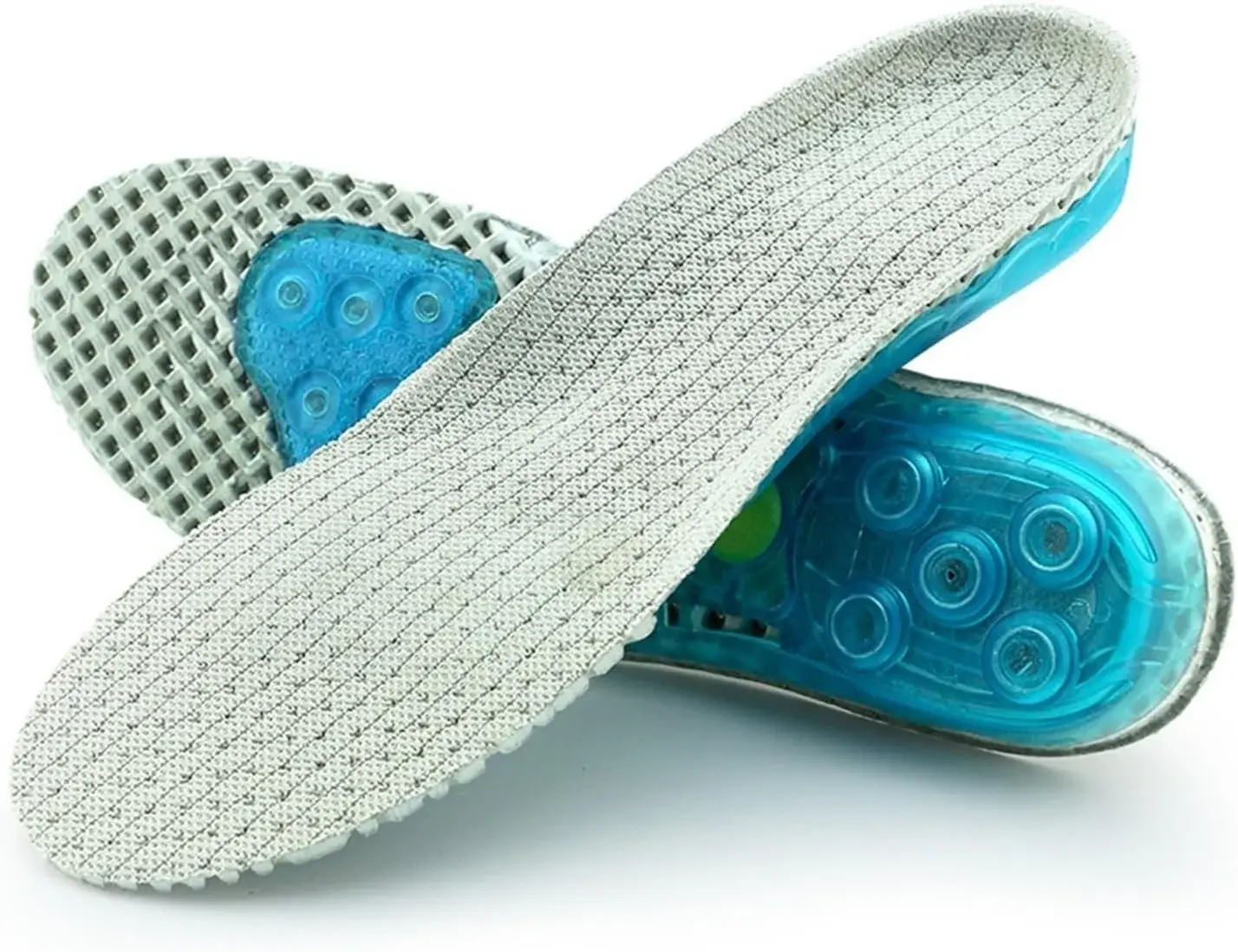 JSEIAJB Comfortable Breathable Cushioned Sports Insole Silicone