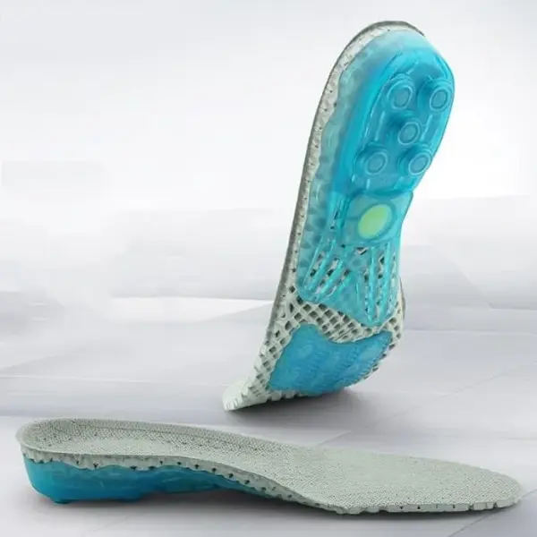 JSEIAJB Comfortable Breathable Cushioned Sports Insole Silicone