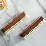 Wool Solid Wood Shoe Brush with Super Soft Bristles Does Not Damage Shoes for Cleaning