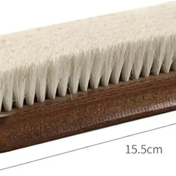 Wool Solid Wood Shoe Brush with Super Soft Bristles Does Not Damage Shoes for Cleaning