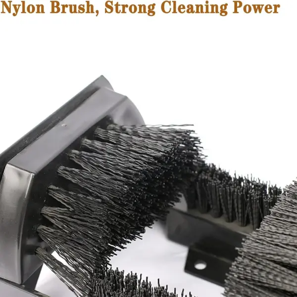 Heavy-Duty Outdoor Boot Scraper & Shoe Cleaner Brush - Perfect for Mud & Dirt Removal, Ideal Scrubber for Hiking, Gardening, Camping & Outdoor Adventures