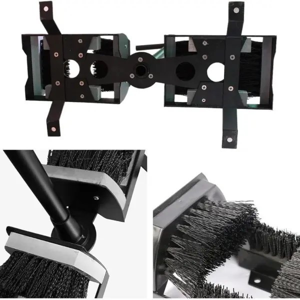 Automatic Boot Cleaner & Shoe Polisher - 360° Stainless Steel Mud Removal Brush with Water Spray Gun, Efficient Outdoor Cleaning Tool for Garden & Hiking Boots