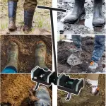 Outdoor Boot Scrubber Brush with Handle - Efficiently Cleans Mud & Dirt from Shoe Soles - Ideal for Garden, Front Door & Outdoor Use - Durable & Easy to Use