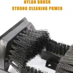 Outdoor Boot Scrubber Brush with Handle - Efficiently Cleans Mud & Dirt from Shoe Soles - Ideal for Garden, Front Door & Outdoor Use - Durable & Easy to Use