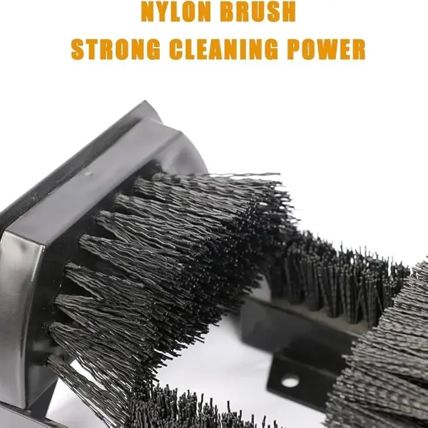 Outdoor Boot Scrubber Brush with Handle - Efficiently Cleans Mud & Dirt from Shoe Soles - Ideal for Garden, Front Door & Outdoor Use - Durable & Easy to Use