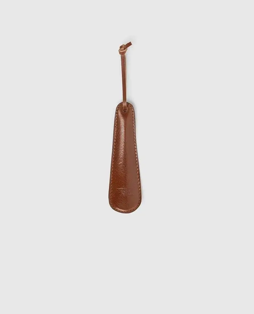 Rodd & Gunn Cobbler Metal Inner Leather Covered Shoehorn