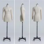 Adjustable XL Soft Foam Dress Form Mannequin with Arms - Tailor Dummy for Sewing, Fashion Design, Alterations, Pin-Friendly Female Model, Craft & Dressmaking Tool 86