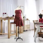 Adjustable XL Soft Foam Dress Form Mannequin with Arms - Tailor Dummy for Sewing, Fashion Design, Alterations, Pin-Friendly Female Model, Craft & Dressmaking Tool 86