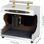 Shoe Polisher Electric Shoe Polisher, Automatic Induction Multi-Brush Polisher with Shoe C Shoes (Color: Style 1) (Style 1) (Style 1)