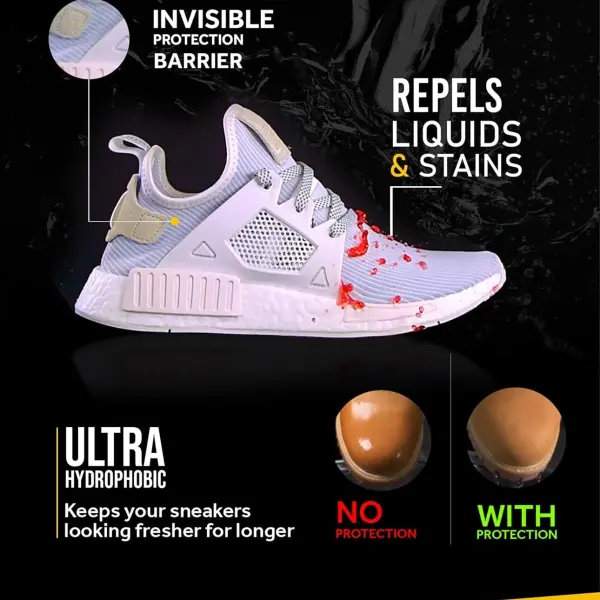 Crep Protect Shoe Protector Spray - Rain & Stain Waterproof Nano Protection for Sneaker, Leather, Nubuck, Suede & Canvas