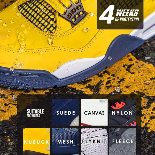 Crep Protect Shoe Protector Spray - Rain & Stain Waterproof Nano Protection for Sneaker, Leather, Nubuck, Suede & Canvas