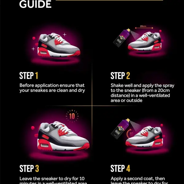 Crep Protect Shoe Protector Spray - Rain & Stain Waterproof Nano Protection for Sneaker, Leather, Nubuck, Suede & Canvas