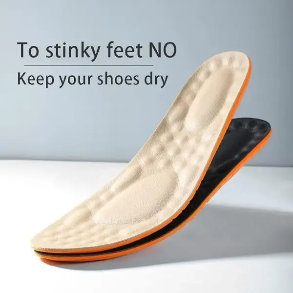 JSEIAJB Orthopedic Insoles For The Feet Leather Comfort Insole Running Sneakers Care Shoe Sole Pad For