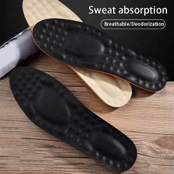 JSEIAJB Orthopedic Insoles For The Feet Leather Comfort Insole Running Sneakers Care Shoe Sole Pad For