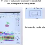 Multi-Function Electric Sewing Mini Portable Machine Sewing Machines for Beginners, Automatic Embroidery Machine with 4" x 9.2" Embroidery Area and LCD Touch Screen