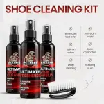 Combat Cleaner Shoe Cleaning Kit – Complete Sneaker Care Solution for Leather, Suede, Canvas, Mesh, Nubuck & More