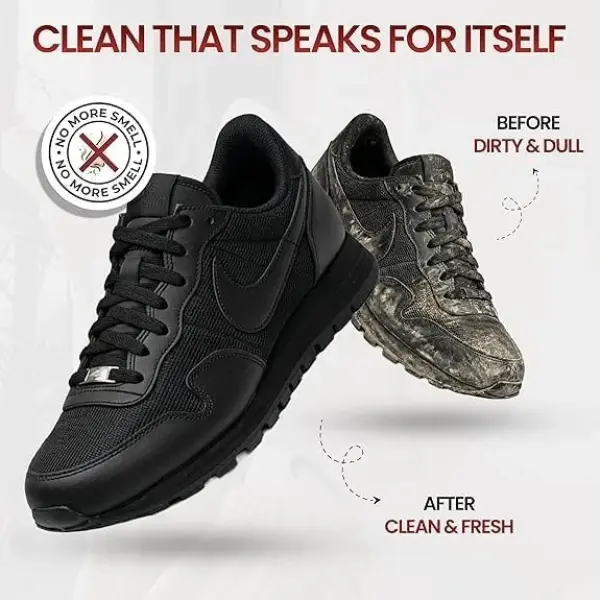 Combat Cleaner Shoe Cleaning Kit – Complete Sneaker Care Solution for Leather, Suede, Canvas, Mesh, Nubuck & More