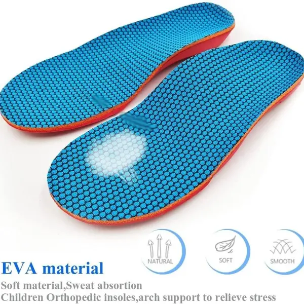 JSEIAJB EVA Kids Children Flat Feet Correction Arch Support Insoles Pads Care Insert Sport Shoes Pad Tool