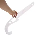 Multifunctional Sewing Ruler Set French Curve for Pattern Making and Garment Tailoring, Plastic Measuring Tool for Fashion Design and Dressmaking