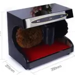 Shoe Shine Machine, Automatic Induction Shoe Shine Machine, Polisher for Family Hotel Bank (4 Colors Optional) Shoe Brush (Color: A)