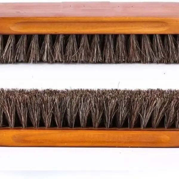 Cleaning Dust Brush Soft Hair Horsehair Shoe Coat Oil Polishing