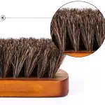 Cleaning Dust Brush Soft Hair Horsehair Shoe Coat Oil Polishing