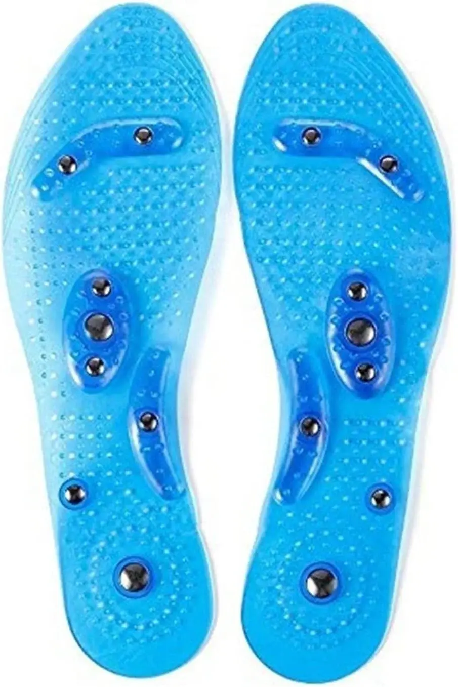 JSEIAJB Insoles Foot Acupressure Shoe Pads Therapy Slimming for Weight Loss Transparent
