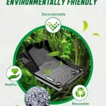 VIWIK Floor Mats Fit for Ford Escape 2020 2021 2022 2023 2024 (Not Hybrid), Car Mats All Weather Custom Floor Liners Full Set 1st and 2nd Row, TPE Car Accessories for Escape Not Hybrid