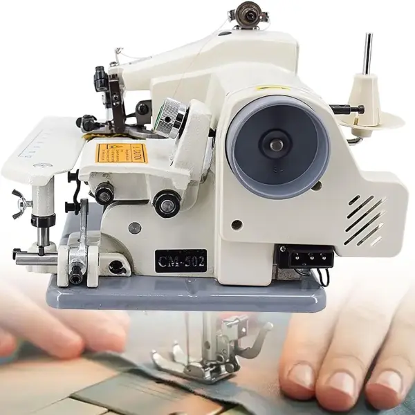 Portable Blind Stitch Sewing Machine 1200RPM with Foot Pedal, High Speed Electric Hemming Tool for Alterations, Adjustable Stitch Depth, Copper Motor, Compact Design for Home and Tailor Use