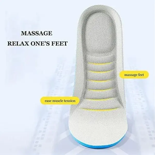 JSEIAJB High Elastic Sport Running Insoles Soft Light Stretch Cotton Shoes Pad Arch Support Breathable Insole Men Women
