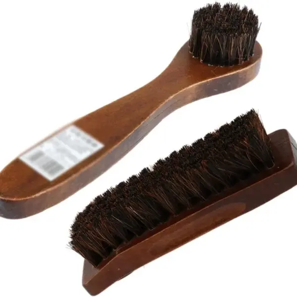 Long Wooden Handle Brush Shoe Boot Varnish Shine Clean Degrease for Scrub Boots Care Kit