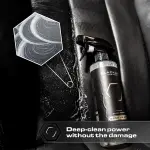 Blackline Car Leather Cleaner and Conditioner Care Kit with Microfiber Towel and Applicator Pad, Gentle APC and Leather Rehydrate, 2 16 Fl Oz Bottles for Leather Car Interiors