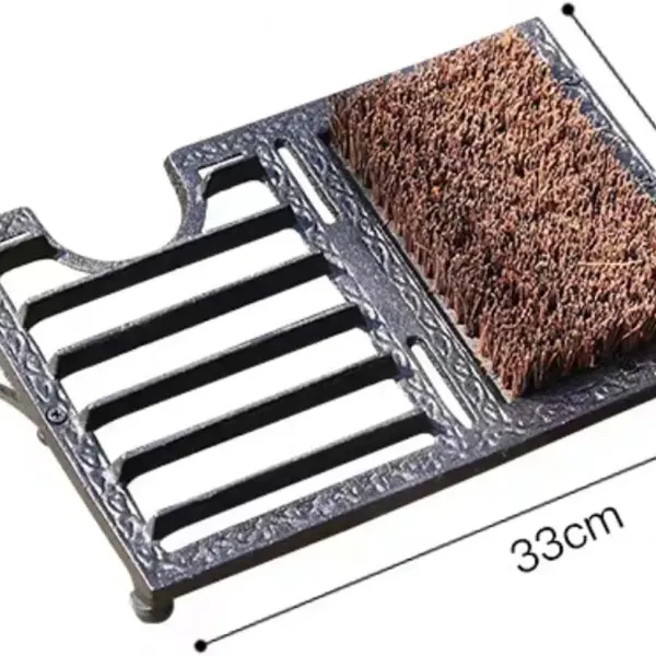 2Pcs Heavy-Duty Boot Scrubber Brushes - Outdoor Shoe Scraper Tool, 33 x 22 cm Kit for Effective Mud & Dirt Removal - Ideal for Indoor & Outdoor Use in Homes & Offices