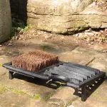 2Pcs Heavy-Duty Boot Scrubber Brushes - Outdoor Shoe Scraper Tool, 33 x 22 cm Kit for Effective Mud & Dirt Removal - Ideal for Indoor & Outdoor Use in Homes & Offices