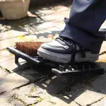 2Pcs Heavy-Duty Boot Scrubber Brushes - Outdoor Shoe Scraper Tool, 33 x 22 cm Kit for Effective Mud & Dirt Removal - Ideal for Indoor & Outdoor Use in Homes & Offices