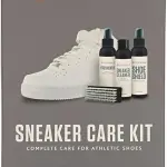 Sof Sole Shoe Care Kit with Cleaner, Shoe Shield Waterproofer and Scrub Brush for Sneakers and Boots