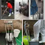 360° Stainless Steel Boot Scrubber, Farm Footwear Mud Cleaner