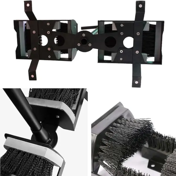Double Foot Shoe Cleaner - Heavy-Duty Boot Scrubber with Sturdy T-Handle & Anti-Slip Base, Perfect for Mud/Dirt Removal, Ideal for Garden, Farm & Entryway Use