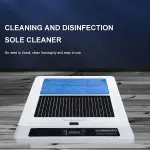 Shoe Cleaner Polisher, Sole Cleaning Machine, Entrance Shoe Brush Fully Automatic Dust- Workshop Cleaning, Deep Cleaning Without Leaving Traces, for Hotel Entrance Hall Sales Cente