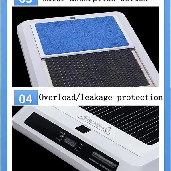 Shoe Cleaner Polisher, Sole Cleaning Machine, Entrance Shoe Brush Fully Automatic Dust- Workshop Cleaning, Deep Cleaning Without Leaving Traces, for Hotel Entrance Hall Sales Cente