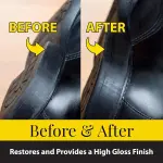 Fiebing's Leather Sole & Heel Edge Dressing 2-Pack (4 oz) - Protective Glossy Shoe Finish - Includes Brush Applicator