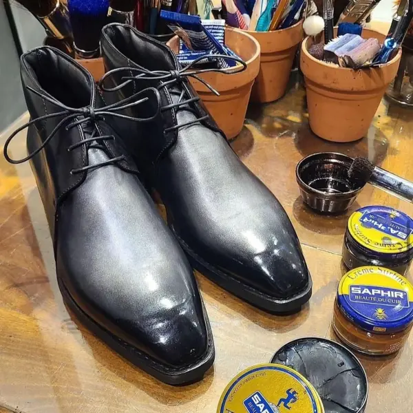 Saphir Amiral Gloss – Leather Shoe Care Polish Wax for High Gloss Mirror Shine for Dress Shoes - 50 ml