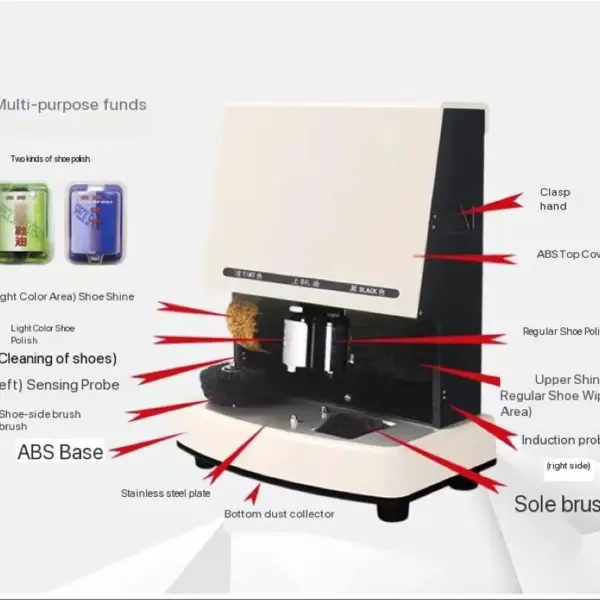 Shoe Polisher Induction Multipurpose Shoe Polisher Electric Shoe Polisher Full-automatic Multi-function Shoe Polisher (c )